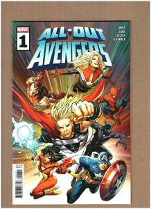 All-Out Avengers #1 Marvel 2022 Captain America Spider-man Thor NM- 9.2