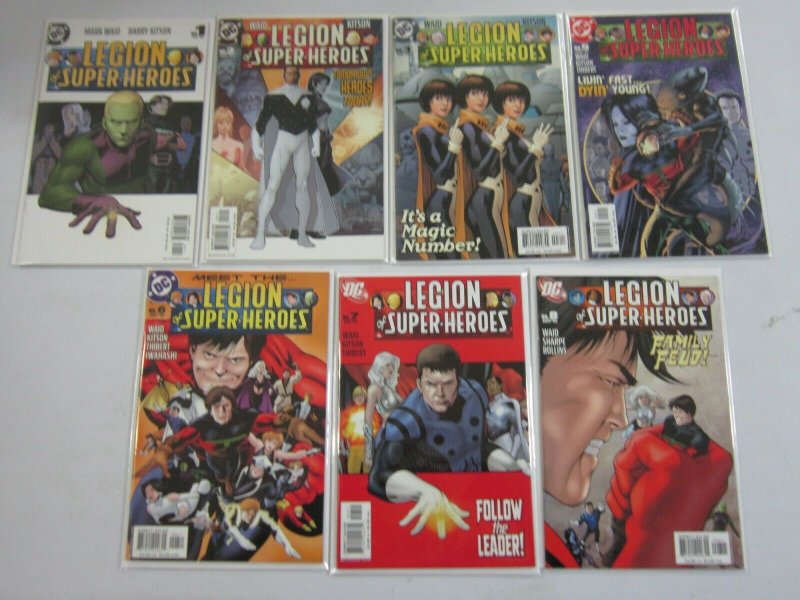 Legion of Super-Heroes lot 13 different from #1-15 8.0 VF (2005-06 5th Series)