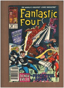 Fantastic Four #326 Newsstand Marvel Comics 1989 FRIGHTFUL FOUR VF- 7.5