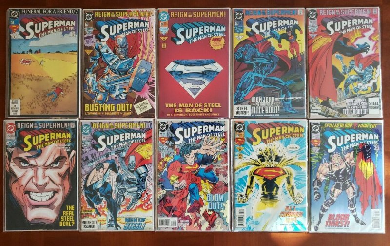 SUPERMAN THE MAN OF STEEL 1 - 83 + 6 ANNUALS - 90s DC