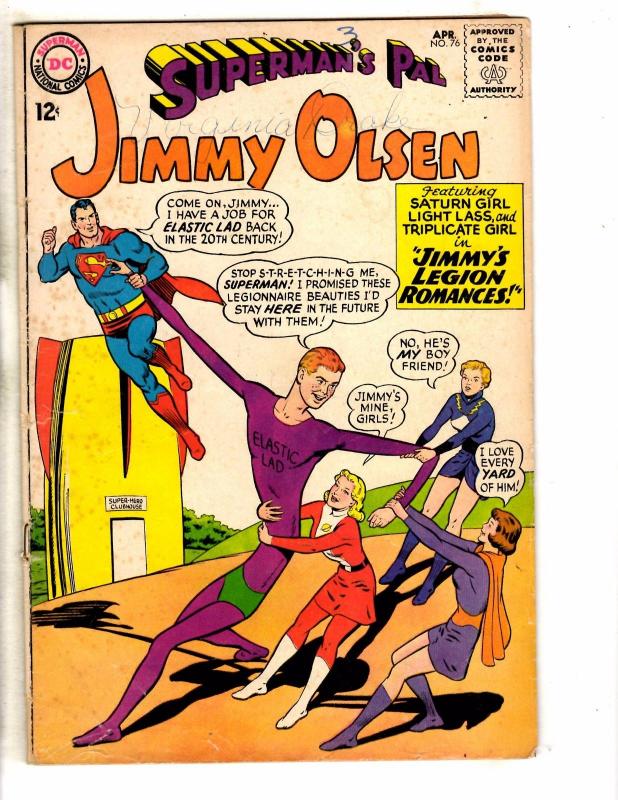 Superman's Pal Jimmy Olsen # 76 VG DC Comic Book Silver Age Superman Batman JG1