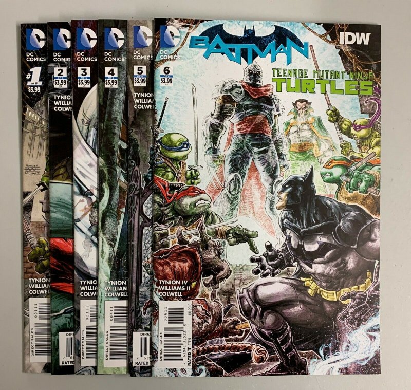 Batman Teenage Mutant Ninja Turtles #1-6 (DC 2015) James Tynion IV (9.0+)