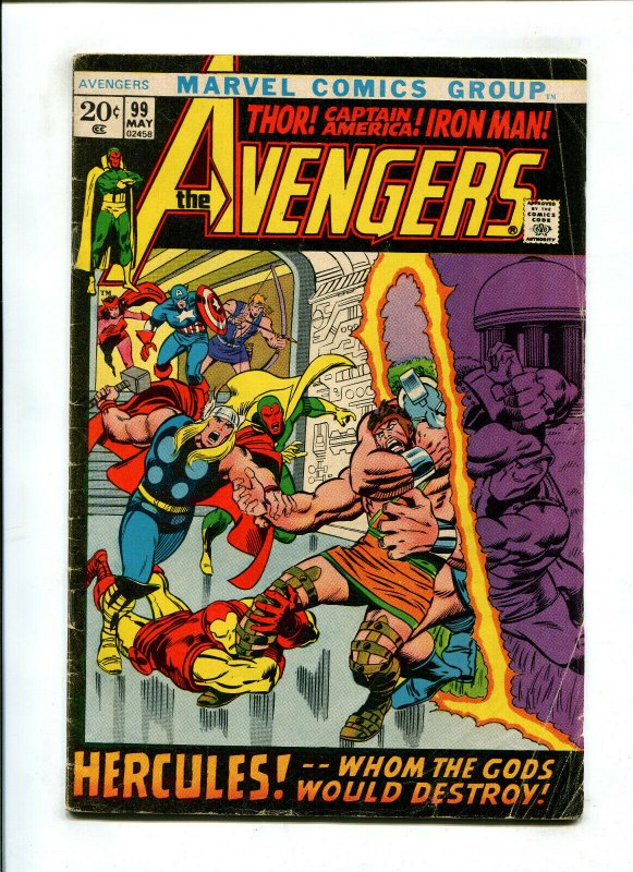 AVENGERS #99 (4.0) THEY FIRST MAKE MAD!! 1972 