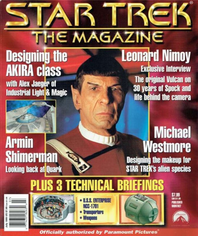 Star Trek: The Magazine #3 FN ; Fabbri | Leonard Nimoy