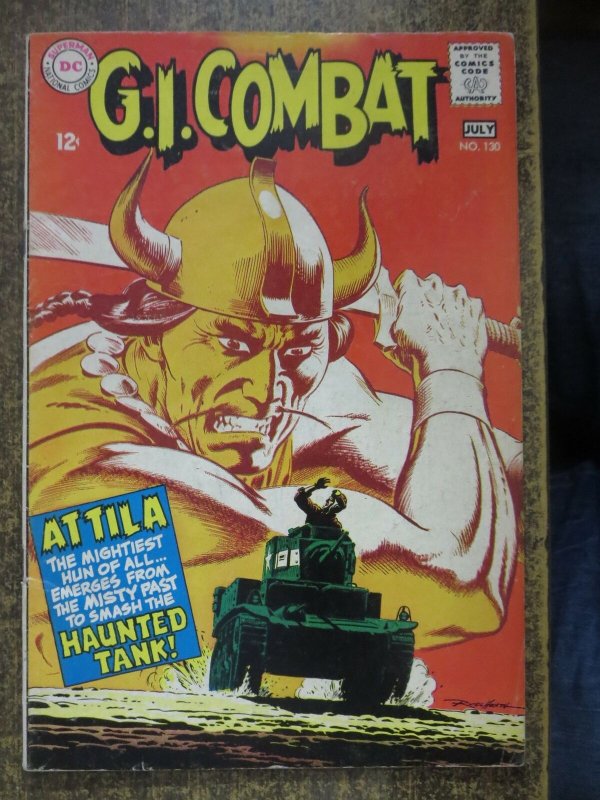 GI COMBAT 130 VG July 1968 DC COMICS BOOK