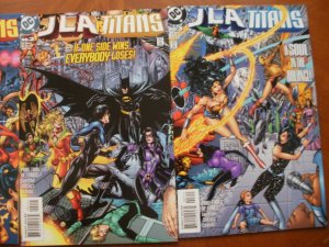 3 Near-Mint DC JLA / THE TITANS Comic #1 2 3 (1998 1999) Grayson Complete Set