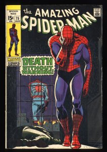 Amazing Spider-Man #75 VG+ 4.5 Death of Silvermane!