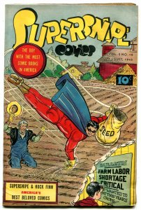 Supersnipe Vol. 2 #10 1945- Huck Finn- Golden Age FN-