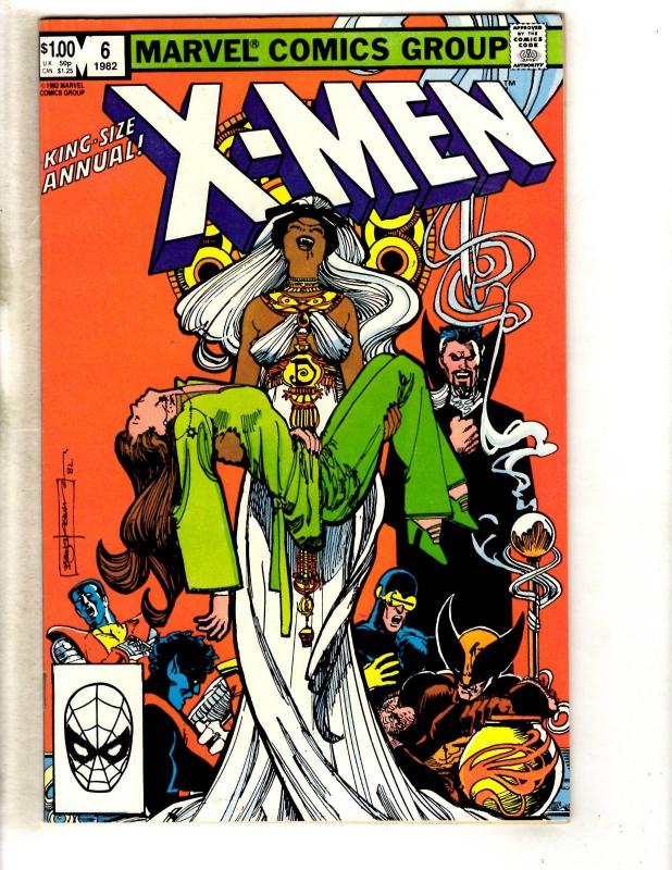 Lot Of 4 Uncanny X-Men Marvel Comic Books ANNUALS # 3 4 5 6 Wolverine CR55