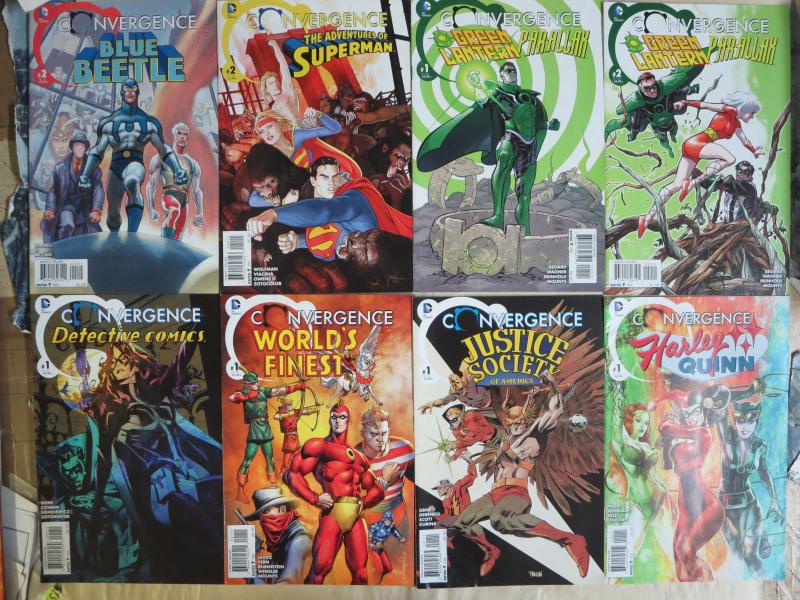 DC Convergence Lot of 24Diff Superman Suicide Squad Green Lantern Arrow SwampT