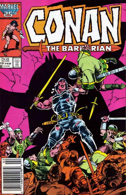 Conan the Barbarian #191 VF ; Marvel | February 1987 Owsley