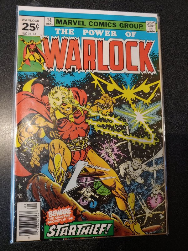 WARLOCK #14  1980 POWER OF JIM STARLIN STARTHIEF! HIGH GRADE