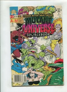 TMNT MUTANT UNIVERSE SOURCE BOOK (8.0) A-M!! 1991 