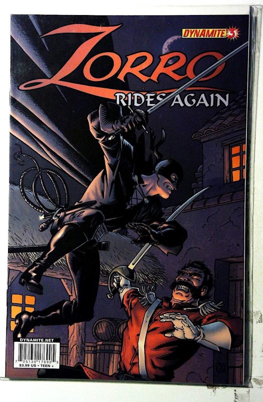 Zorro Rides Again #3 (2011) Dynamite Entertainment 1st Print Comic Book