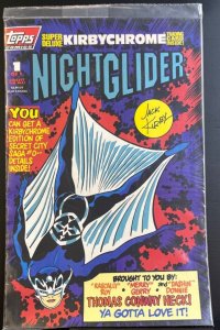 Night Glider #1 (Jack Kirby) (Kirby Chrome Trading Card) - Topps Comics - 1993