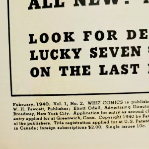 DC Famous First Ed. WHIZ COMICS #F-4 FN+ (1974) CAPT MARVEL SHAZAM Treasury Size