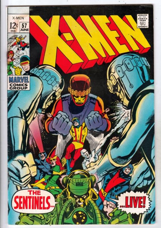 X-Men #57 (Jun-69) VG+ Affordable-Grade X-Men