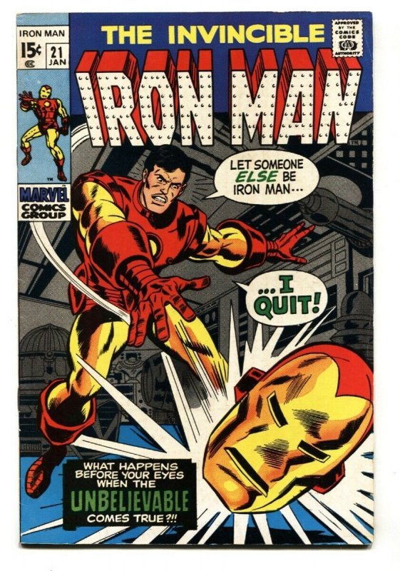 IRON MAN #21 1970  Marvel comic book fn-