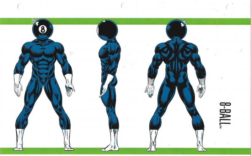 Official Handbook of the Marvel Universe Sheet- 8-Ball