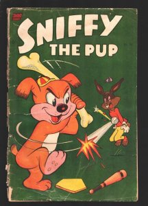 Sniffy The Pup #18 1953-Standard-Baseball cover-Merton the Monk appears-Cover...