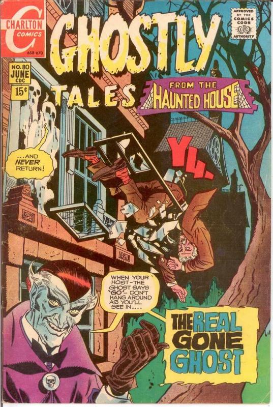 GHOSTLY TALES (1966-1984) 80 F+ Ditko art  June 1970 COMICS BOOK