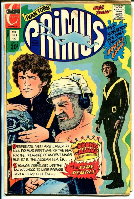 Primus #5 1972-Charlton-Ivan Tors-Robert Brown-VG