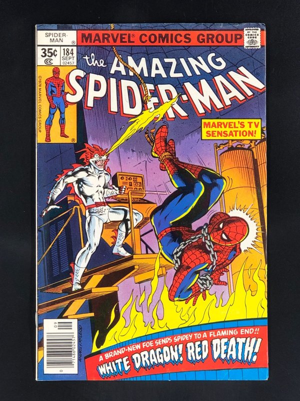 The Amazing Spider-Man #184 (1978) 1st Appearance of the White Dragon