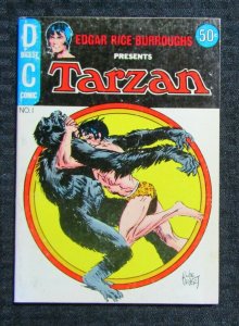 1972 TARZAN Digest Comic #1 FN- 5.5 Joe Kubert / Edgar Rice Burroughs