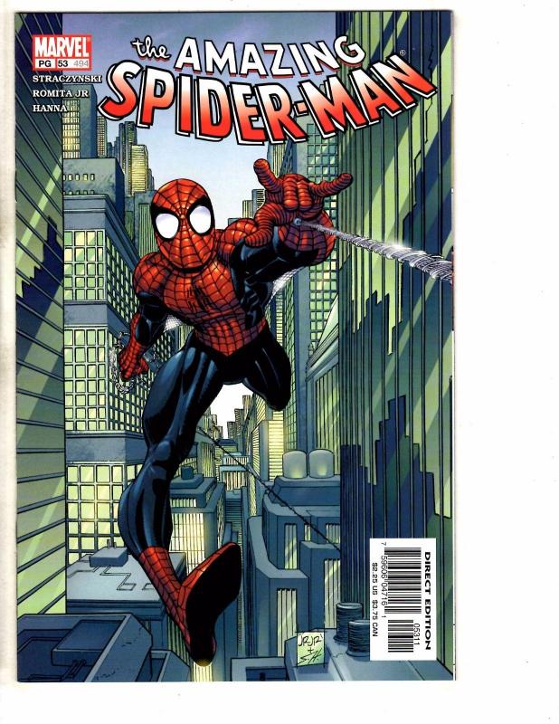 5 Amazing Spider-Man Marvel Comic Books # 488 489 490 491 494 VF-NM Range J268