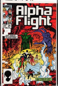 Alpha Flight #24 Direct Edition (1985) Alpha Flight