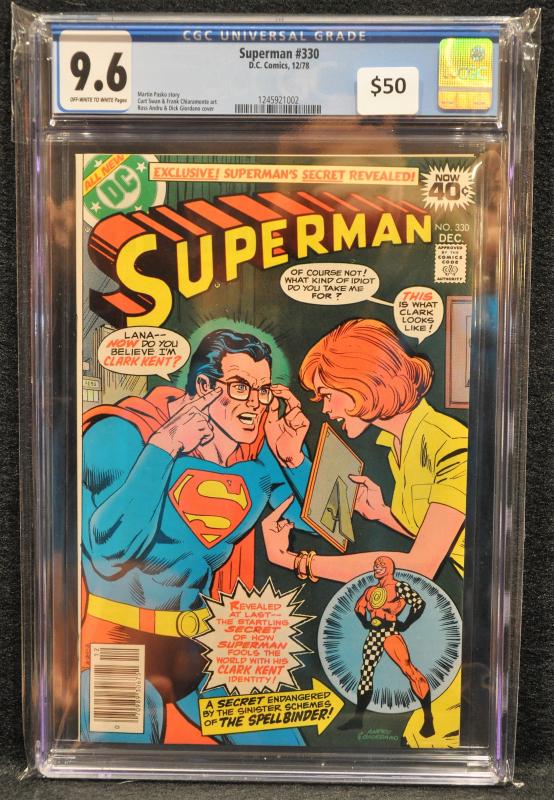 Superman #330 CGC 9.6