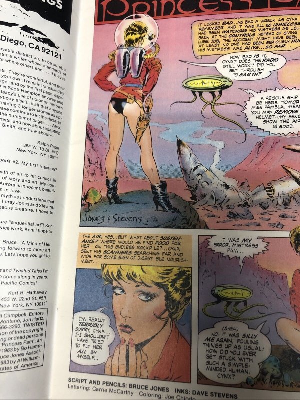 Alien Worlds (1983) # 4 (FN/VF) Variant Cover • Pacific Comics • Dave Stevens