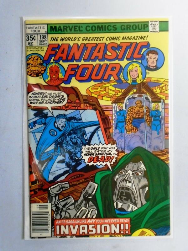 Fantastic Four (1st Series) #198, Newsstand Edition 6.0/FN (1978)