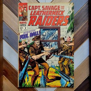 CAPT SAVAGE & LEATHERNECK RAIDERS #7-8 FN- Marvel 1968 Pre-FF BEN GRIMM Set of 2