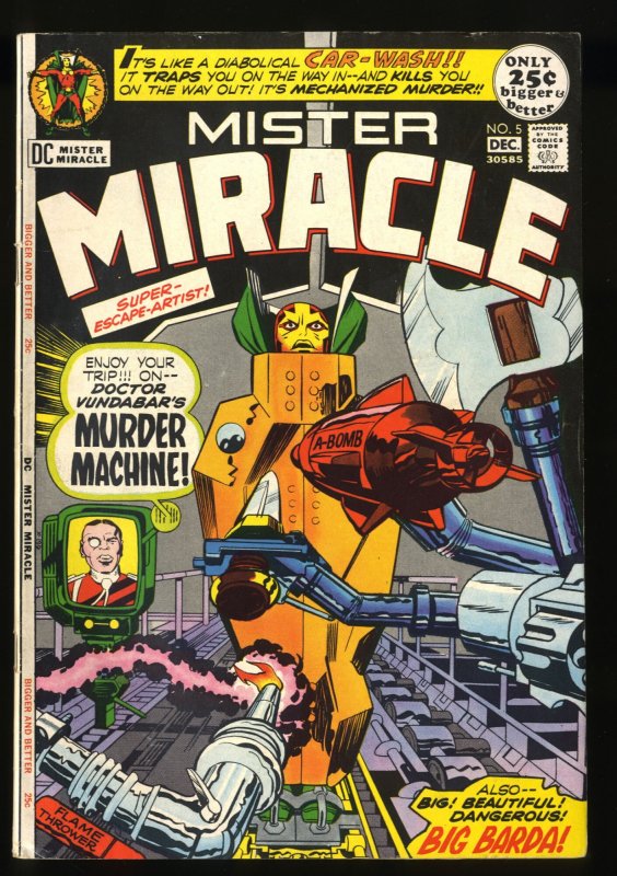 Mister Miracle #5 FN+ 6.5 2nd Big Barda