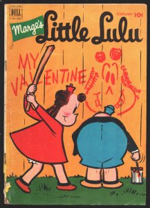 Marge's Little Lulu #44 1952-Dell--Valentine's day spanking cover-John Stanle...