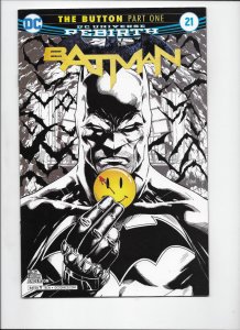 DC: BATMAN (REBIRTH) #21: C2E2 RETAILER SUMMIT JASON FABOK B&W SKETCH VARIANT