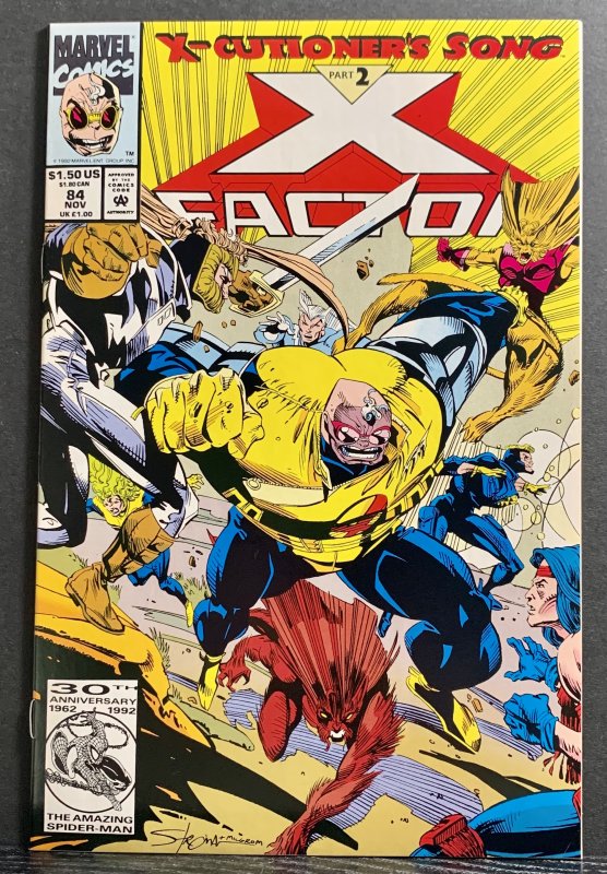 X-Factor #84 (1992) Larry Stroman / Al Milgrom Strong Guy / Wolfsbane Cover