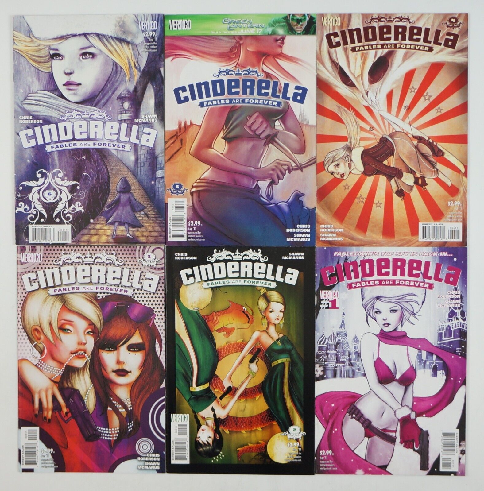 Cinderella Fables Are Forever 1 6 Vfnm Complete Series Fables Spin Off Set Comic Books 