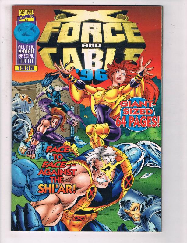 X Force Cable 96 1 Vf Marvel Comics Giant Issue Comic Book X Men De22 Comic Books Modern Age Marvel Turok Superhero Hipcomic