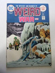 Weird War Tales #33 (1975) FN Condition small stain bc