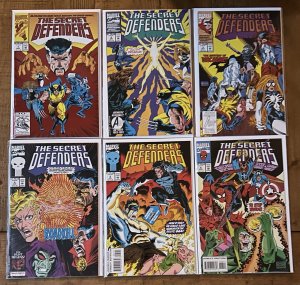 Secret Defenders #1,2,3,4,5,6 NM Lot 1993 Wolverine Punisher