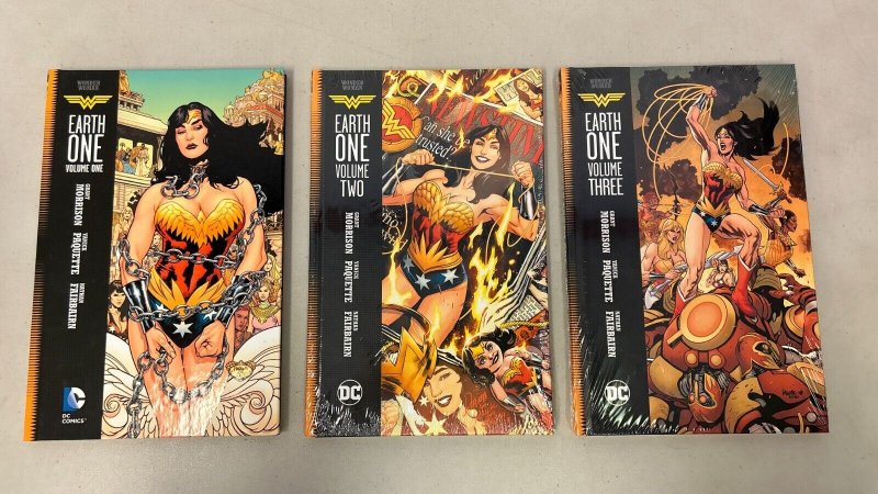 Wonder Woman Earth One Vol 1-3 Complete Set Hardcover Grant Morrison 