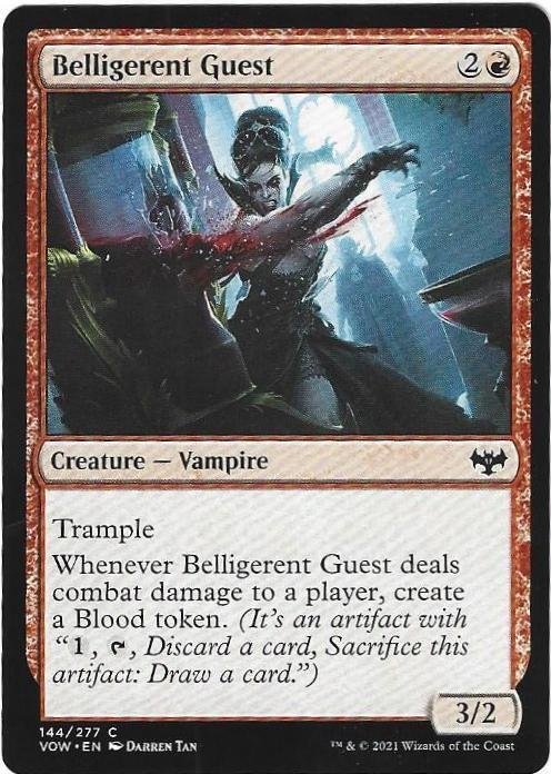 Magic the Gathering: Innistrad - Crimson Vow - Belligerent Guest