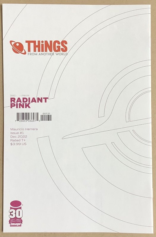 Radiant Pink #1 Herrera TFAW Exclusive Variant (2022, Image) NM/MT