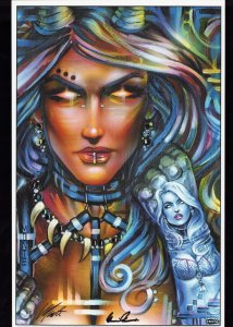 HellWitch vs. Lady Death: Wargasm - Hellish Duality Ed. 11 x 17 Print 2x SIGNED