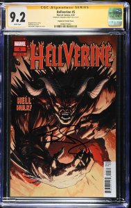 HELLVERINE #5 MARVEL 2025 CAPPUCCIO VARIANT SIGNED BEN PERCY CGC SS 9.2 NM