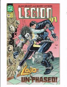 Lot of 6 LEGION '90 DC Comic Books #20 21 27 28 29 30 BH46