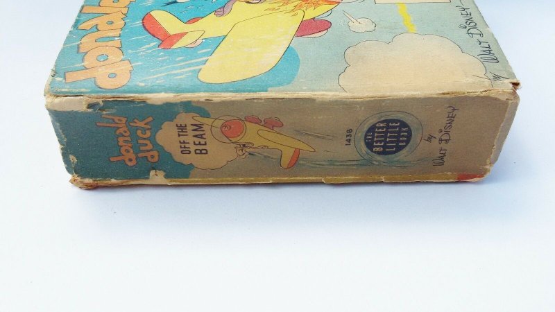 1943 Donald Duck - Off the Beam ~ #1438 BIG LITTLE BOOK (FN-) WH