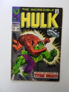 The Incredible Hulk #106 (1968) FN condition